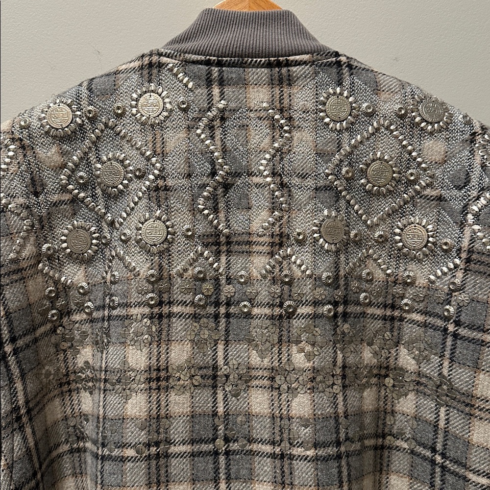 Free People Louie Embellished Bomber Jacket - Picture 6 of 12